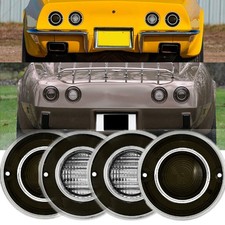 4pcs Tail Lights Smoked Backup Lights Set For Chevrolet Corvette C3 1975-1979 4pcs Tail Lights Smoked Backup Lights Set For Chevrolet Corvette C3 1975-1979