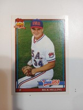 1991 Topps Traded Rick Helling Rookie Card #54T Team USA. rookie card picture