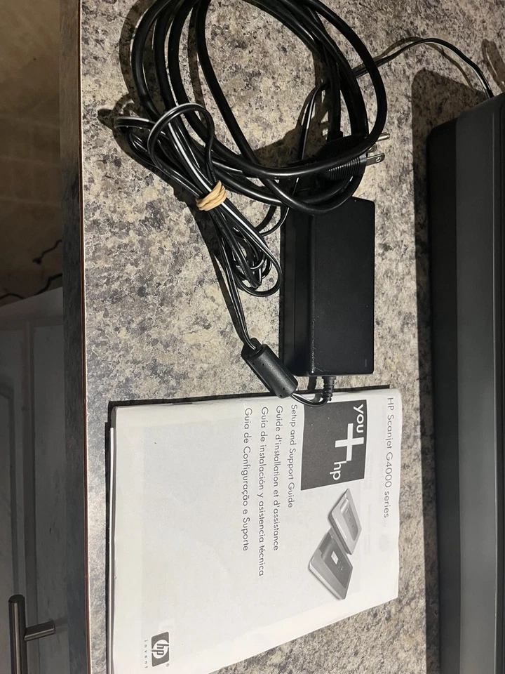 HP Scanjet G4050 Photo Flatbed Scanner USB Cable ,Guide - Image 4 of 4