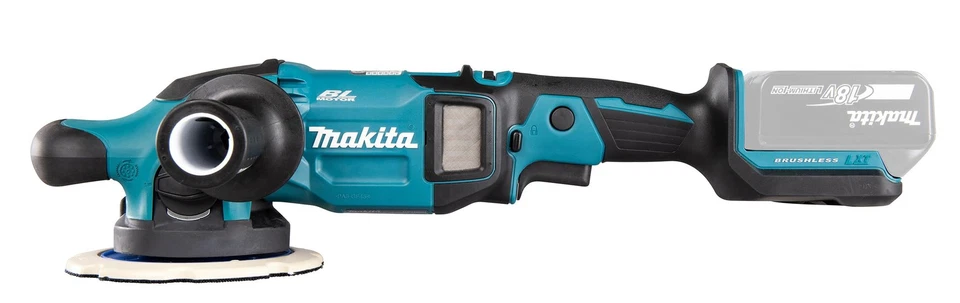 Makita DPO600Z 18V Li-Ion LXT Brushless Random Orbit Polisher - Batteries and... - Image 3 of 4