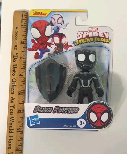 Spidey And His Amazing Friends Black Panther Hero Action Figure Toy 4” New READ - Picture 11 of 11