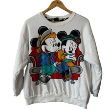 Vintage 1994 Mickey Unlimited Jerry Leigh Mickey Minnie Sweatshirt Medium