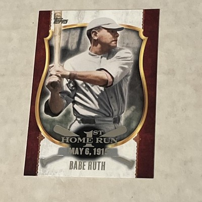 2015 Topps First Home Run #FHR-4 Babe Ruth Boston Red Sox