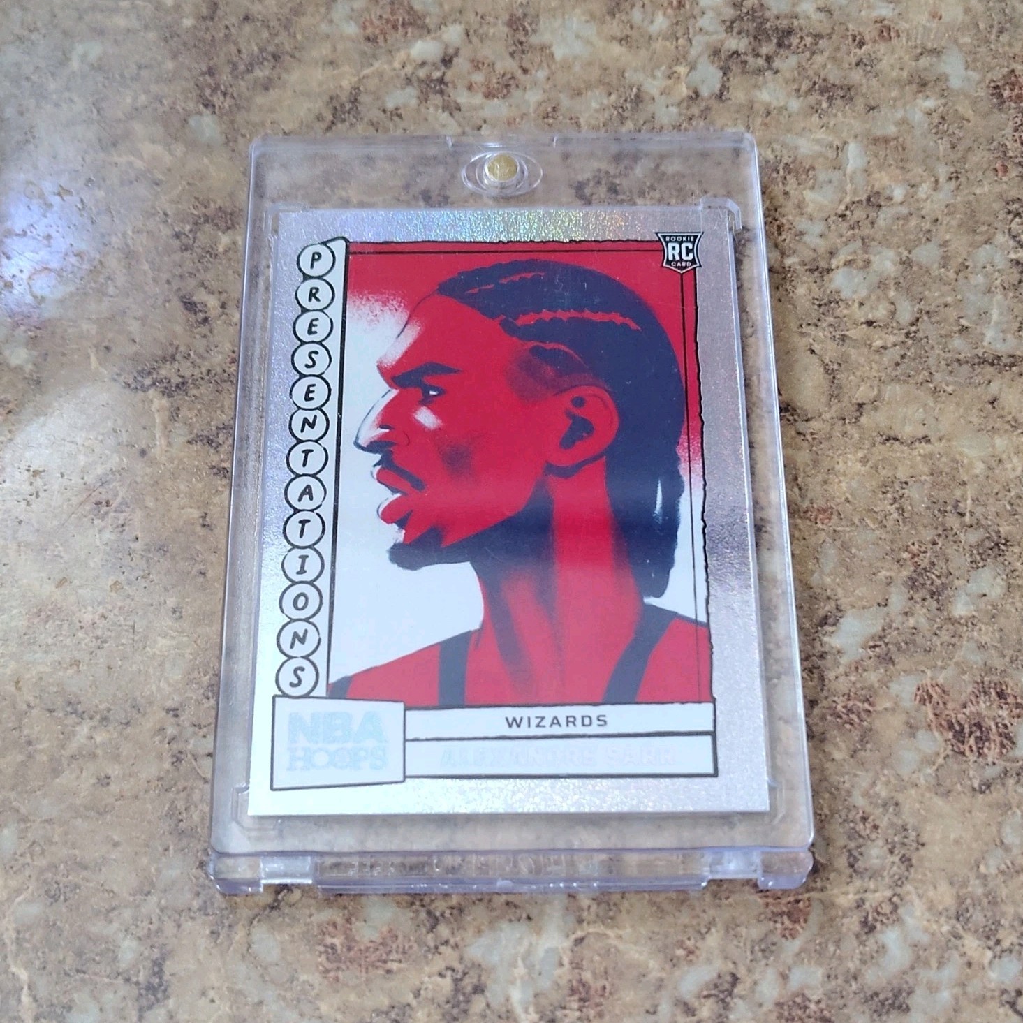 Panini 2024-25 Hoops Presentations Alexandre Sarr Rookie Insert Wizards #12