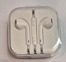 Apple iPhone OEM Earbuds Plug-In Earphones Wired with Case 3.5mm Jack NEW