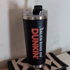 New Salem Runs On Dunkin 24 oz Tumbler - 2024 Halloween Collectible - NIB