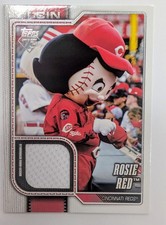 Topps MLB 2026 Series 1 Celebration Rosie Red Memorabilia Card Reds MAS-ROS