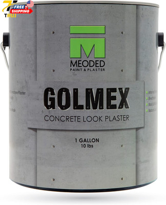 Golmex Concrete Look Plaster Lime/Cement Based Plaster for Interior and Exterior