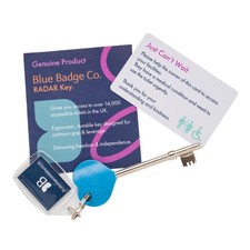 Official & Genuine NKS RADAR Key for Disabled Toilets, Blue Badge Co Accessible