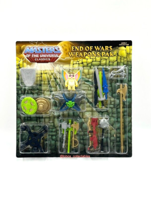MASTERS OF THE UNIVERSE CLASSICS END OF WARS WEAPONS PAK MOTU 2013 MATTEL