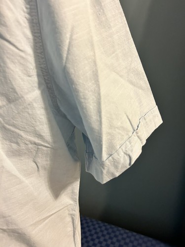 US Polo Assn Size XL Light Blue Short Sleeve Button Down Shirt 100% Cotton NWT - Picture 8 of 12