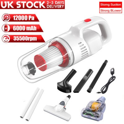 Portable Wired Handheld 120W Auto Vacuum Cleaner 12Kpa Mini Car Vaccum Cleaners