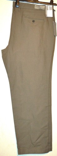 MENS M&S COLLECTION PREMIUM LINEN COTTON TAILORED FIT TROUSERS W46 L31 PUTTY