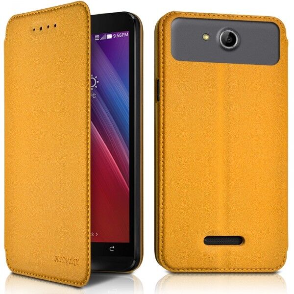 Case Flap Color Yellow (Ref.5-A) for Smartphone Archos 50d More Oxygen