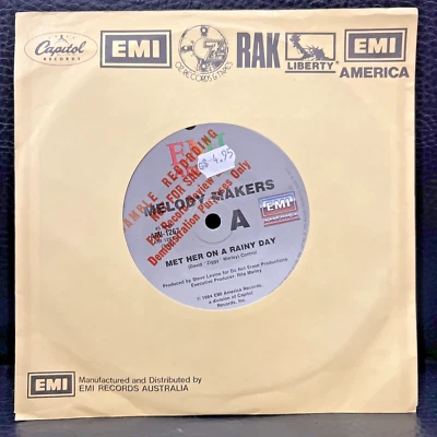 Melody Makers Met Her On A Rainy Day 45 RPM Vinyl Single 7โ RARE US Promo Demo - image 1 of 4