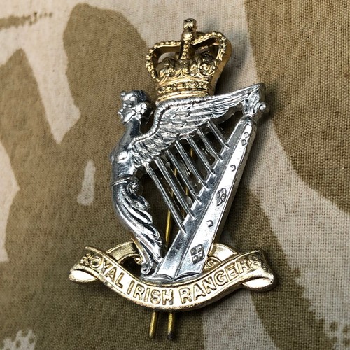 Genuine British Army Cap Badge - Royal Irish Rangers Cap Badge - Photo 3/6