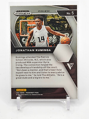 Jonathan Kuminga - 2021-22 Prizm Draft Prizms Silver Rookie