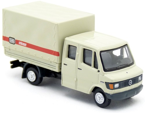 Brekina - MB Mercedes Benz L 307 D Doka Pritsche Plane T1 Bremer LKW 1:87 H0 - Picture 11 of 22