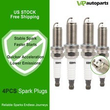 4x Iridium & Platinum Spark Plugs For 2009-2018 Toyota RAV4 2.5L L4