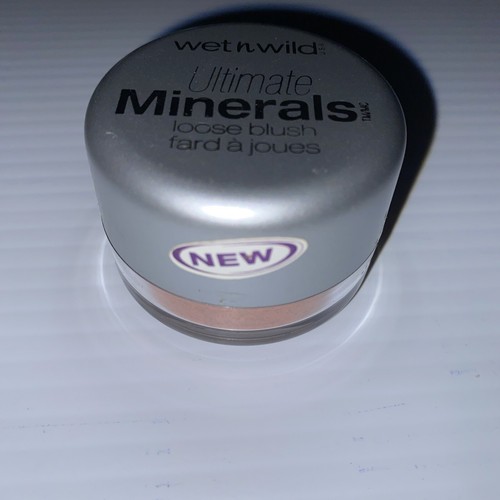 WET N WILD ULTIMATE MINERALS LOOSE POWDER BLUSH 166 ROSE SHIMMER PINK HTF RARE - Picture 3 of 15