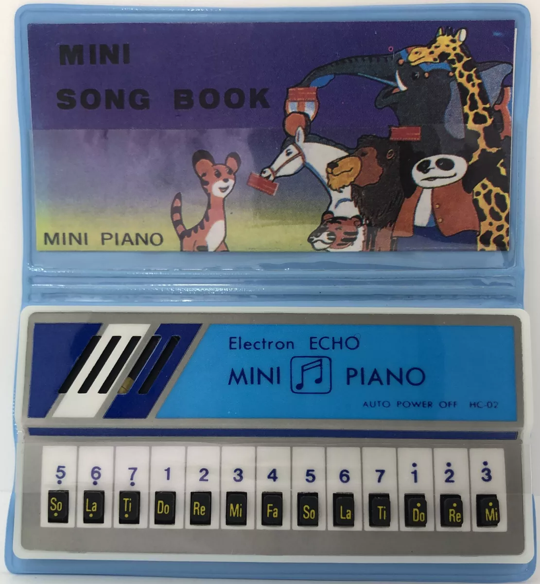 Mini Piano Electron Echo Mini Song Book Vintage 80 s Toy Functional