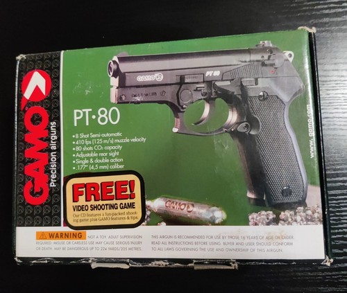 Gamo PT-80 Semi-Auto CO2 Pelletpistole .177 Cal