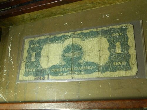 1899 Fr.235 $1 Stati Uniti "AQUILA NERA" Certificato Argento - Foto 7 di 7