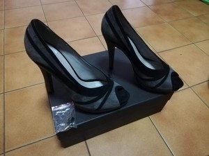 cinti scarpe argento