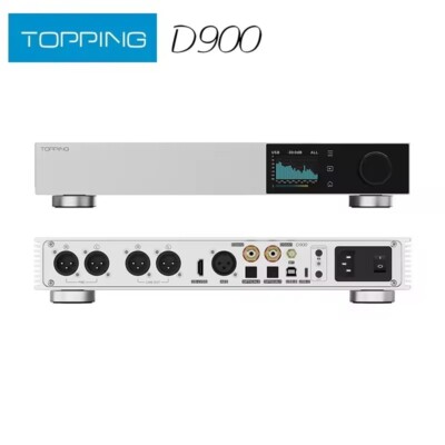 TOPPING D900 Ultra-Flagship DAC Decoder LADC BT5.1 PSRM Independent preamp