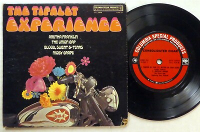 TIPALET EXPERIENCE 7'' picture sleeve CIGAR promo 33rpm Ep MOBY GRAPE  #1340