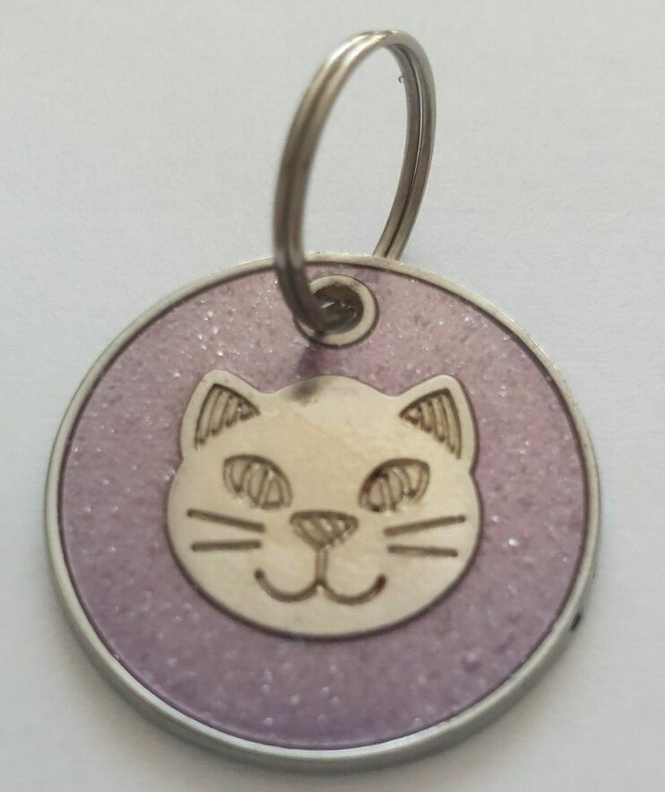 Personalised ENGRAVING Cat ID Kitten Identity Name Tag Puppy Pet ID