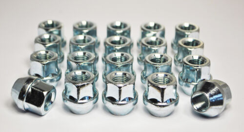 Conjunto De 20 X M12 X 1.25 ,21mm Hexagonal Abierta Aleación Rueda Tuercas