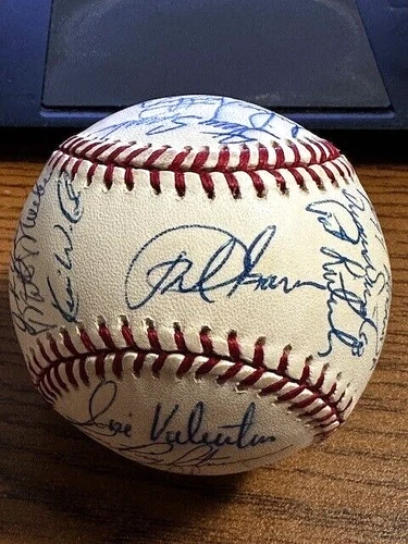1995 MILWAUKEE BREWERS TEAM SIGNED AUTOGRAPHED OAL BASEBALL!  Listach, Seitzer!