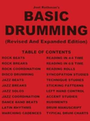 Basic Drumming Revised and Expanded Edition by Joel Rothman: Used