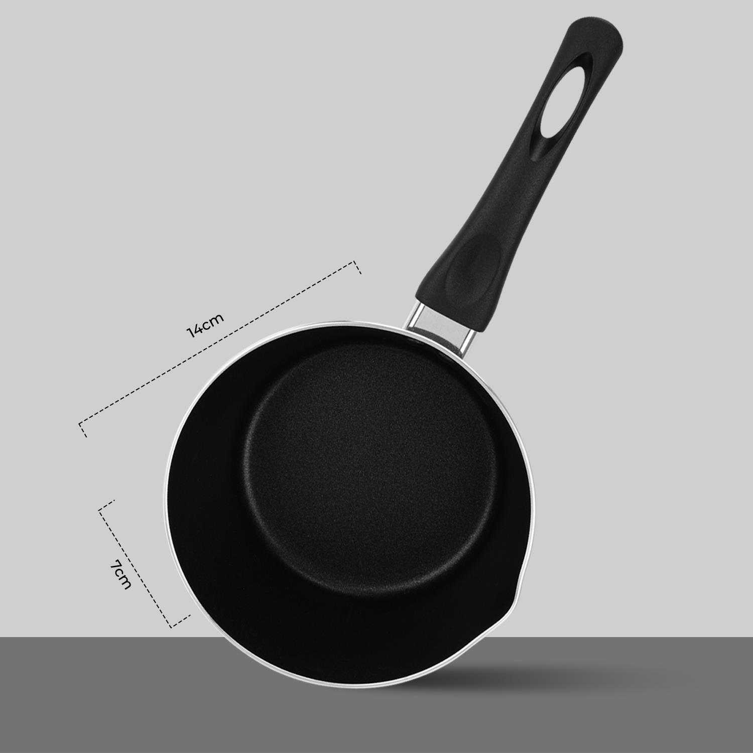 NonStick Milk Pan Saucepan Aluminium Induction Safe Cooking Pot Tea