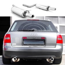 FOX Sportauspuff je 1x80mmAudi A6 S6 Typ 4B Quattro  1.8l T - 4.2l S6  2.5l TDI