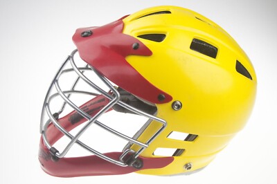 Genuine Cascade Pro Lacrosse Helmet Yellow/Red Small/Medium Major League Rated