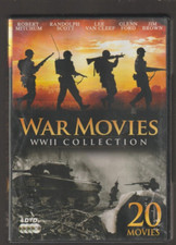 20 War Movies 4 DVDs 2008 Used