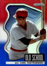 2022 Panini Prizm #OS-8 Carl Yastrzemski Old School Red/White/Blue Prizm