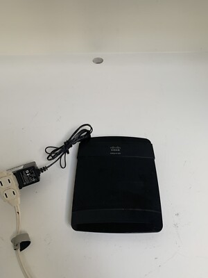 Cisco Linksys E1200 300 Mbps 4-Port 10/100 Wireless N Router With Power Chord