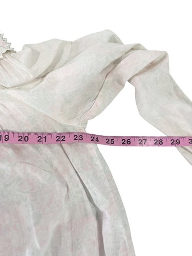 Eileen West Queen Anne’s Lace Button Up Nightgown Pink Floral Size Petite - 第 11/11 張圖片