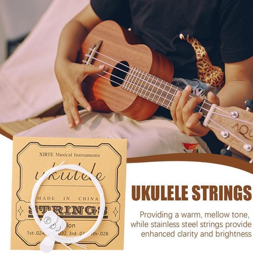 Ukulele Strings For Soprano Concert Tenor Nylon 4 ν☆ in 1 Set S1S9 Pcs R7kHUK8I8 - Picture 2 of 10
