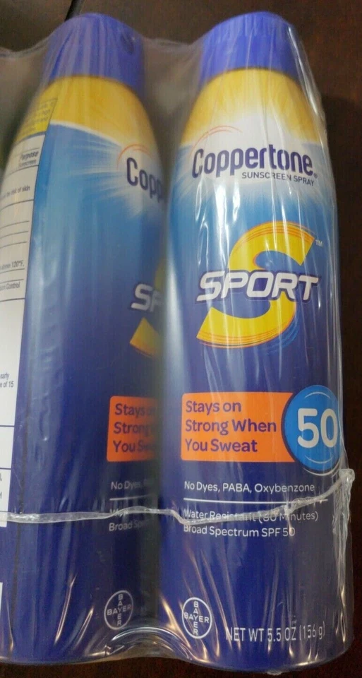 Protector Solar Deportivo 3pk Tono Cobre Spray Y Loción Protección FPS 50 - Envío Rápido Foto 2 de 2