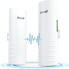 Pair UeeVii CPE830 Gigabit Wireless Bridge 48V PoE Point to Point WiFi Extender