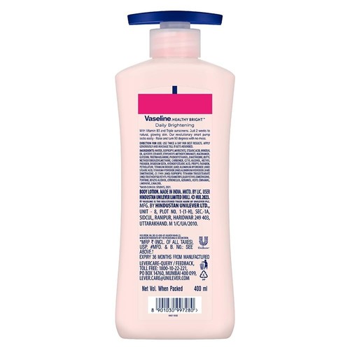 Vaseline Healthy Bright White UV Lightening Body Lotion 400ml - Picture 2 of 6
