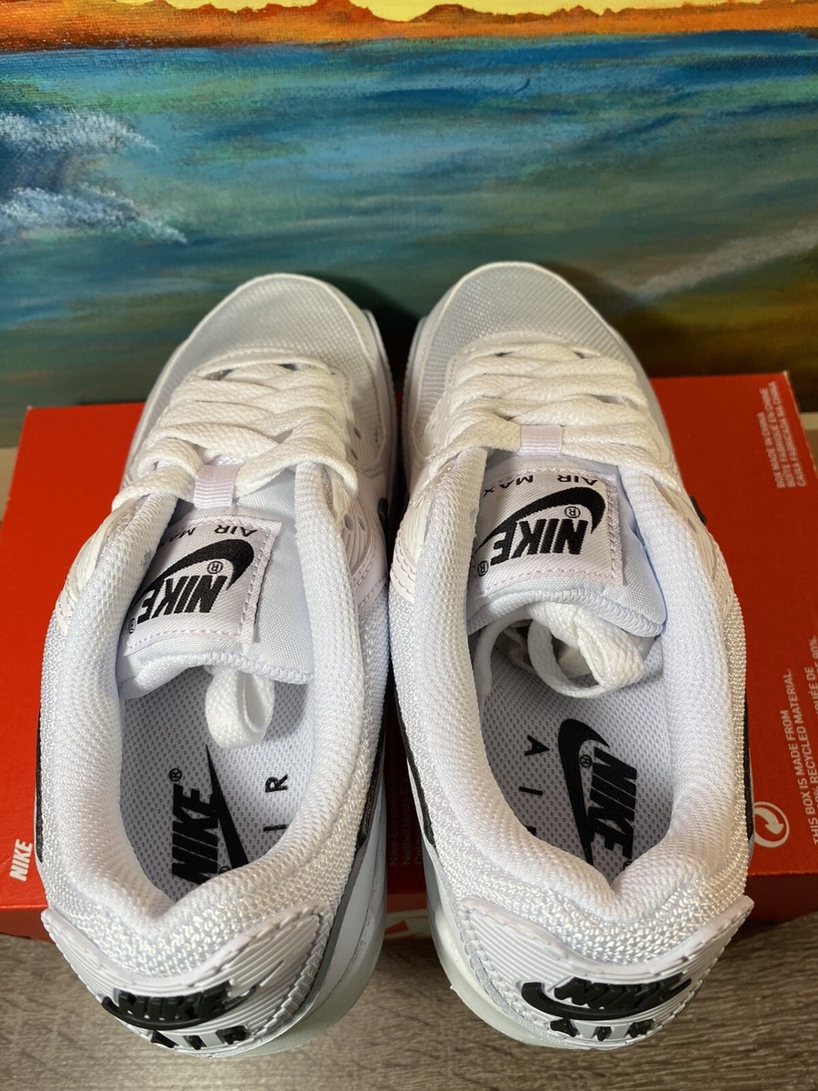 Nike Air Max 90 White Black {CQ2560-101} WMNS Size 6 | eBay
