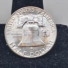 Brilliant Uncirculated 1963 Franklin Half Dollar Coin Full Bell Line Collectible