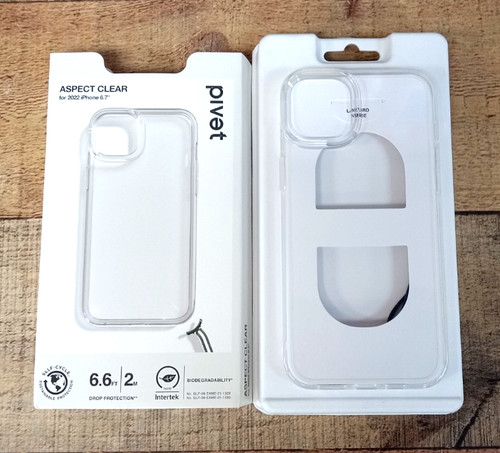 Pivet Communications Pivet Apple iPhone 14 Plus (2022 6.7'') Aspect Case - Clear
