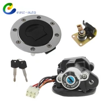 For Suzuki Katana 600 750 1998-2006 Ignition Switch Fuel Gas Cap Seat Lock Keys