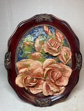 Local New Jersey Artist 3D Dimensional Mixed Media Framed Wall Hanging Table Art